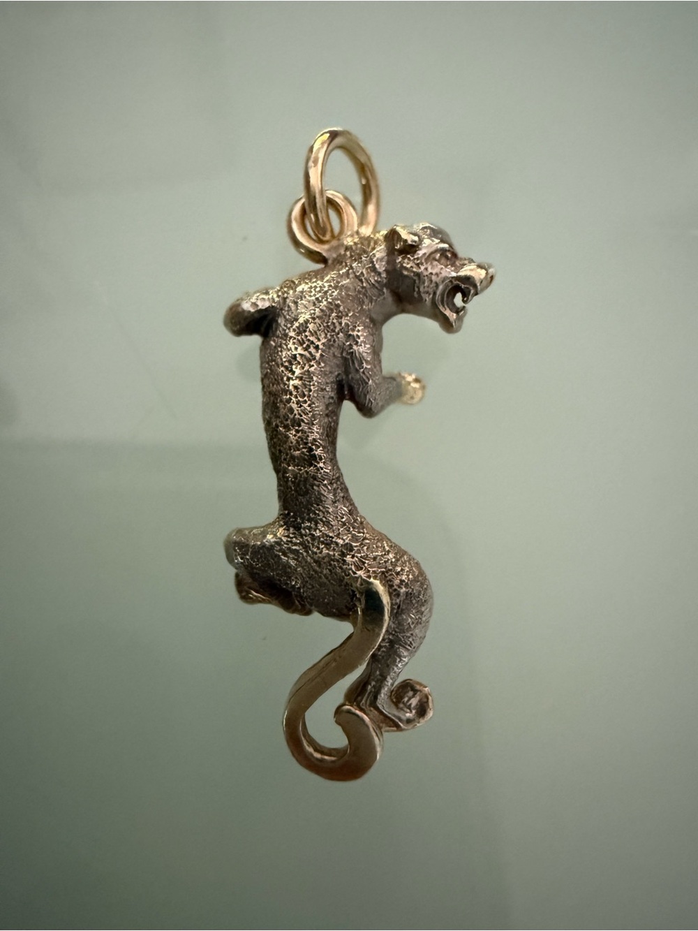 Panther Pendant or charm 10k gold